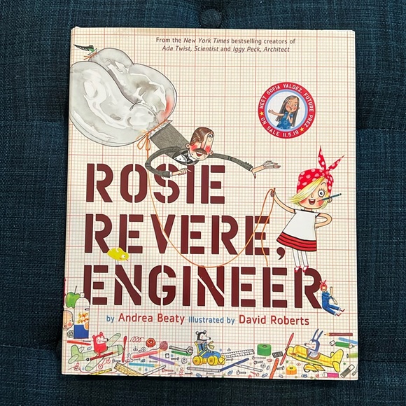Rosie Revere Engineer children’s book. STEM imagination building Girl empowered - Picture 1 of 9